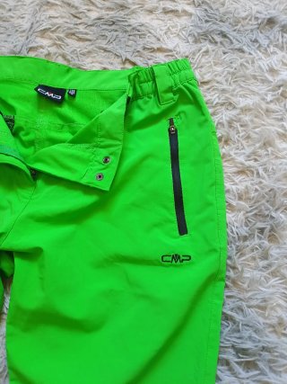 Pantaloni sportivi tecnici CMP verde lime trekking