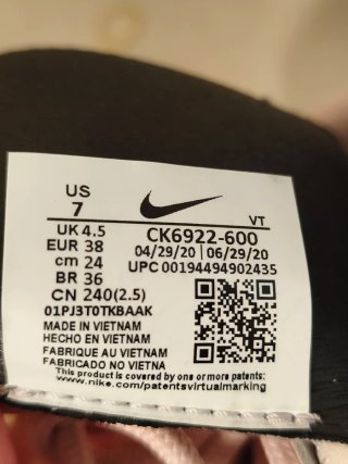 Sneakers Nike Air Max Rosa Taglia 38