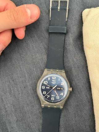 Orologio Swatch Quadrante Blu Scuro