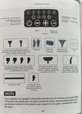 Vaporeta Limpiadora a Vapor