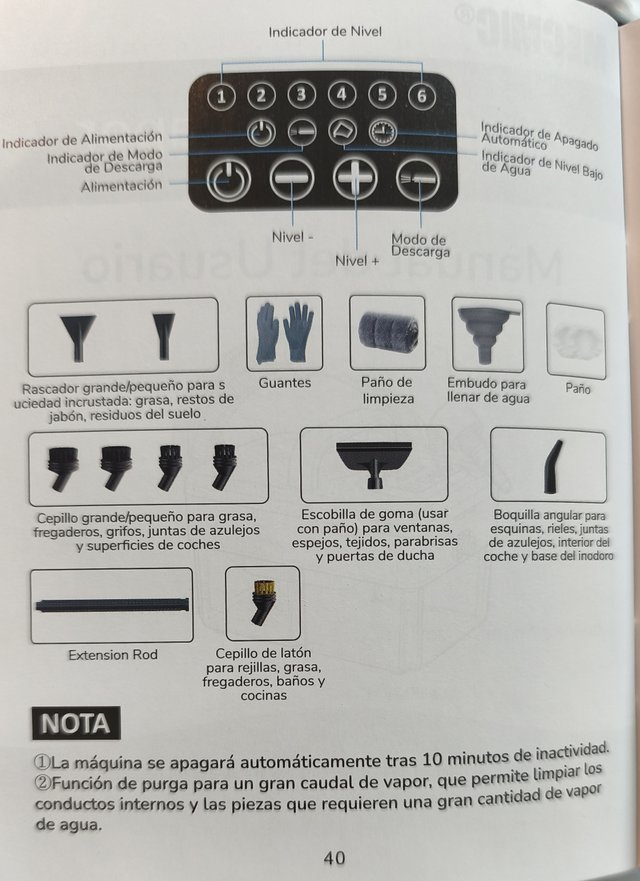 Vaporeta Limpiadora a Vapor