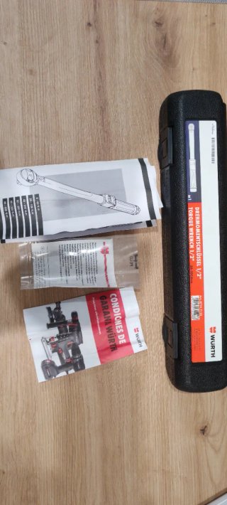 Llave dinamométrica Würth 1/2" 20-100 Nm
