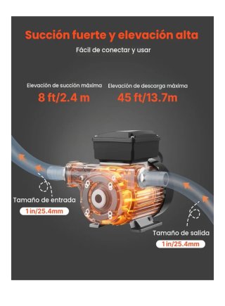 Bomba de transferencia VEVOR 60 L/min
