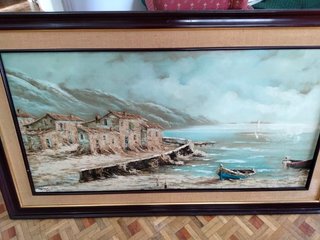 Cuadro paisaje marino