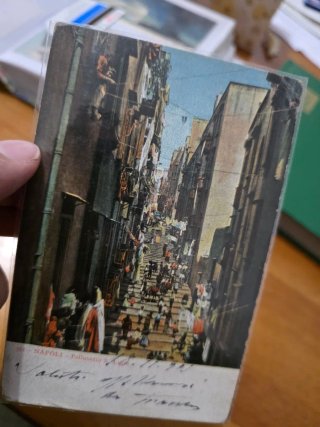 Cartolina Napoli 1903 - Veduta