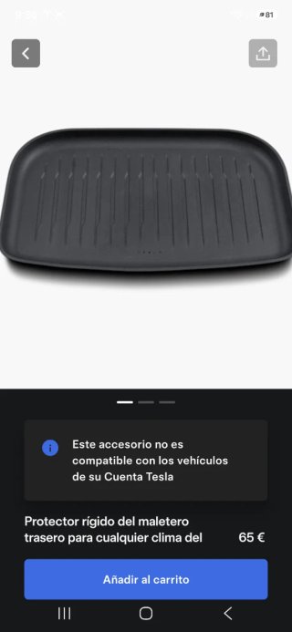 Protector maletero trasero Tesla Model Y