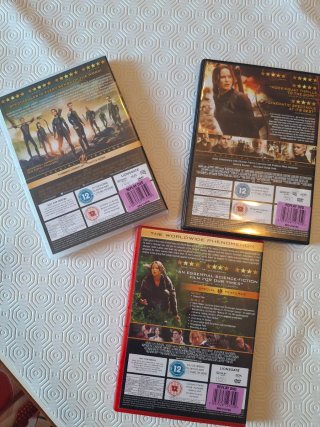 Pack 3 DVD Los Juegos del Hambre (Ingles)