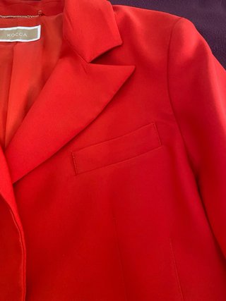 Blazer monopetto donna Kocca col. Rosso Taglia M