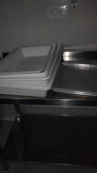 Bandejas Plástico y Acero Inoxidable