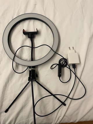 Anillo de Luz LED con Soporte Móvil