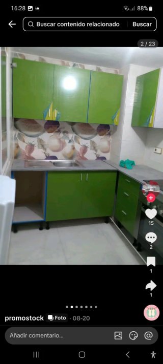 Muebles de cocina amarillos