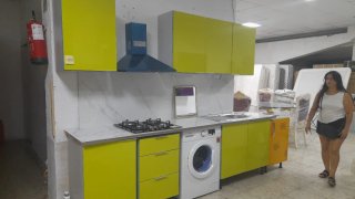 Muebles de cocina amarillos