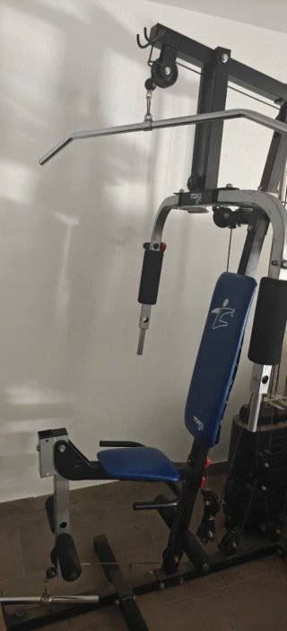 Banco de Gimnasio Completo Azul