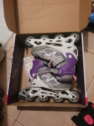 Patines en línea Oxelo T 35-38 Regalo protectores