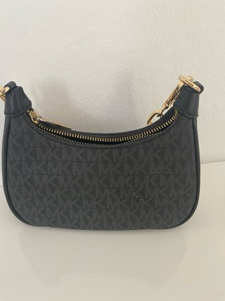 Borsa Michael Kors nera con catena dorata