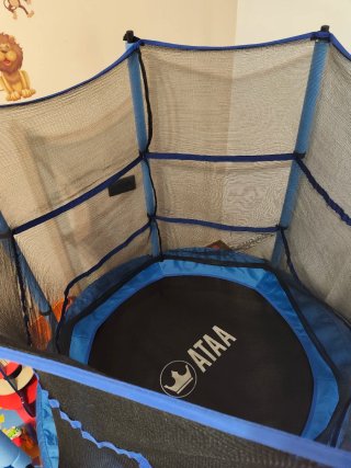 Cama elástica ATAA con red de seguridad