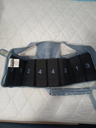 Chaleco natación Monneka 1-3 años 11-19 kg y gorro