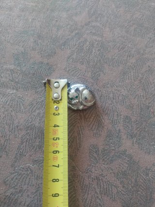 Broche gato antiguo ojos verdes plateado