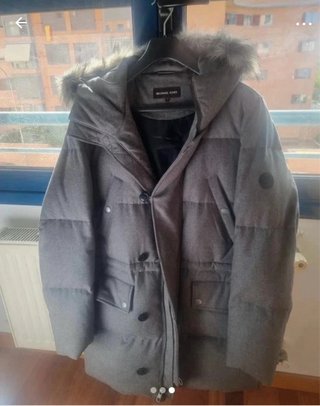 Plumífero Michael Kors Gris Talla M. Un solo  uso