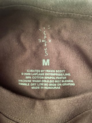 Camiseta Cactus Jack Travis Scott Manga Larga
