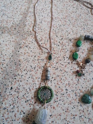Parure pietre naturali fatte a mano