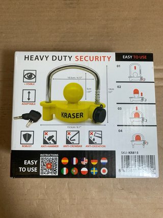 Candado Antirrobo Remolque Kraser KR815