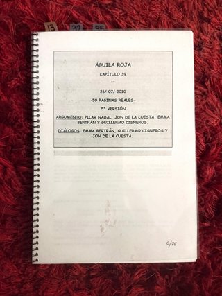 GUIÓN SERIE AGUILA ROJA - Capitulo 39