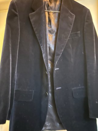 Giacca velluto blu Zara