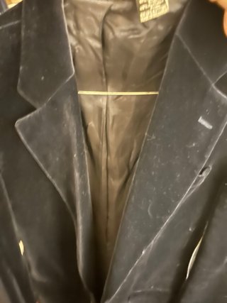 Giacca velluto blu Zara