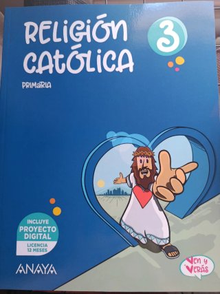 Libro religión tercero de primaria Anaya