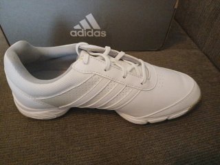 Zapatos de golf Adidas mujer blancos. Nuevos