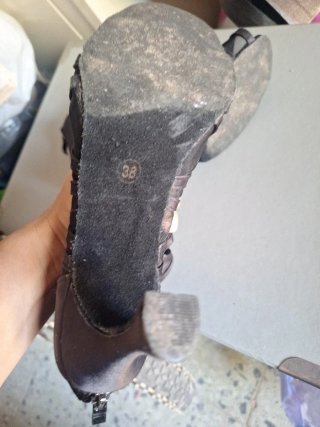Botines de baile latino talla 38
