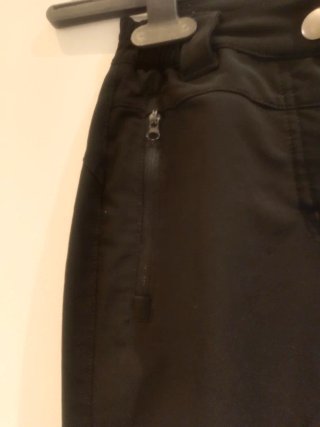 Pantaloncini da montagna per bambini Neak Peak neri. Taglia 8