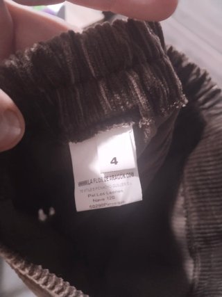 Pantaloni Baturro per Bambino 4,5 anni
