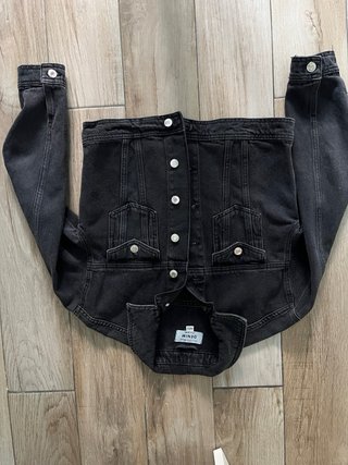 Chaqueta vaquera negra