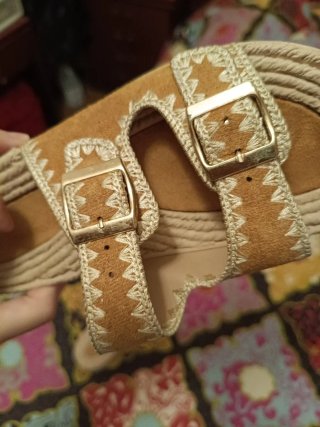 Sandalias esparto boho talla 38