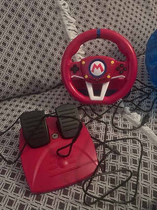 Volante Mario Kart Nintendo Switch con Pedales