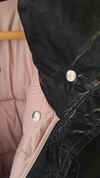 Anorak Mango Charol Negro Talla M