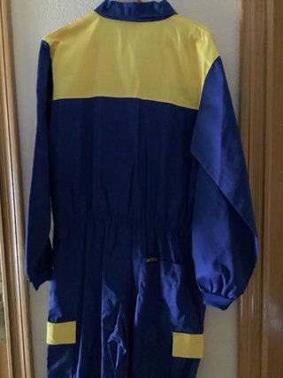 Mono de trabajo azul y amarillo talla 52