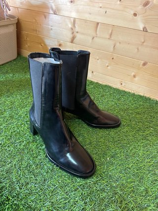 Botín Chelsea Charol Massimo Dutti T.36