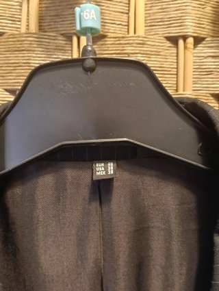 Traje de chaqueta rayas negro