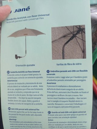 Sombrilla Carro Jane AntiUVA Universal Flex