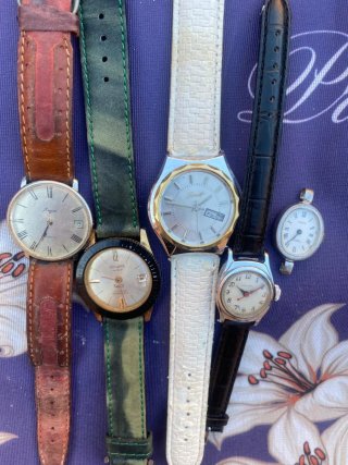 Lotto di orologi vintage misti