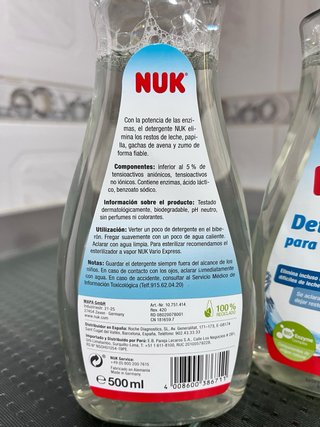 NUK Detergente para biberones (3 uds)