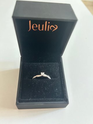 Anillo Compromiso Plata S925 Nuevo Jeulia