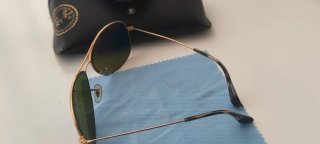Gafas de Sol Ray-Ban Aviator Azul Dorado