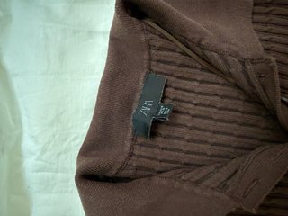 Vestido Zara marrón corto