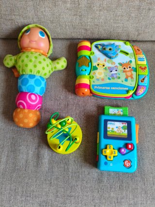 Lote Juguetes Bebé (+6m): Puzles Madera, VTech