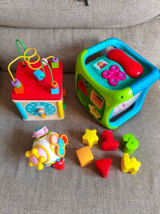 Lote Juguetes Bebé (+6m): Puzles Madera, VTech