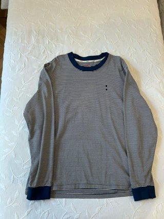 Camiseta Pompeii Rayas Manga Larga Talla L